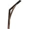 Ekena Millwork Legacy Steel Bracket, Hammered Dark Bronze 2"W x 20"D x 20"H BKTM02X20X20LEHDB - alternate 1
